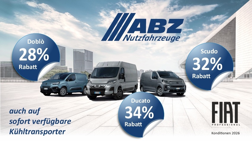 Exklusiv für Mitglieder: Rahmenvereinbarung mit ABZ der Nutzfahrzeugspezialist aus Thüringen